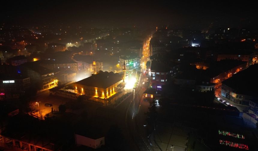 Çorum'da sis etkili oldu