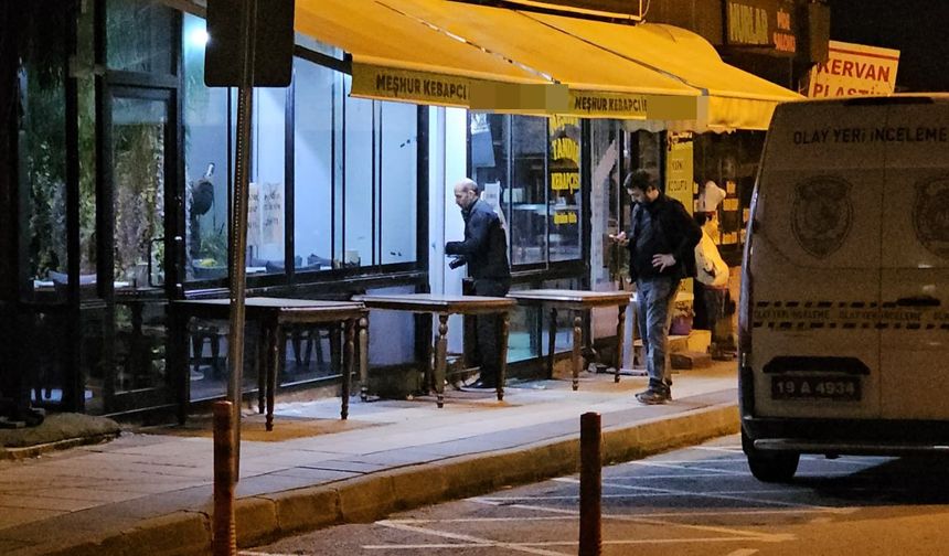 Çorum'da kebapçıya silahlı saldırı